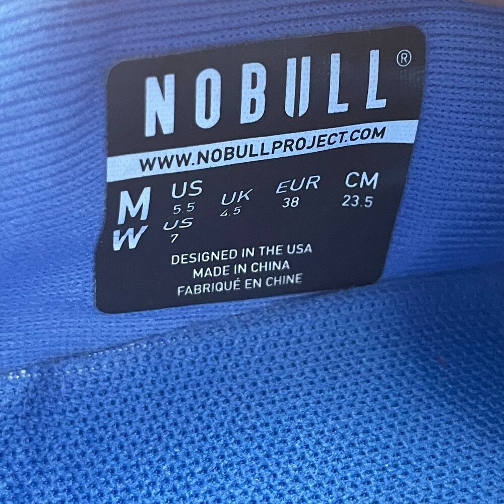 NOBULL Runner Plus Women's Size 7 Blue Running Sneakers Athletic Shoe Casual EUC - Picture 9 of 9